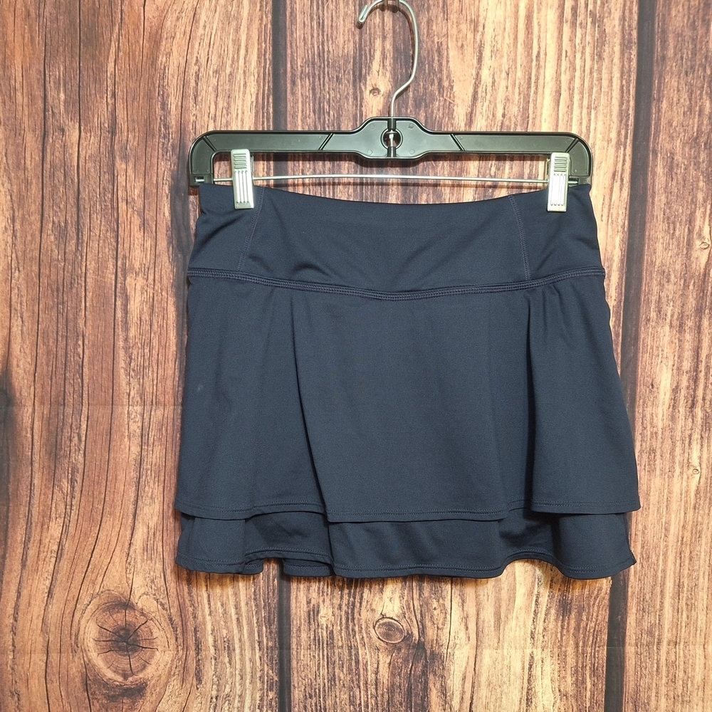Athleta Navy Womens Athletic Twnnis Skirt With Built In Shorts Womens Size XS! - Picture 2 of 5